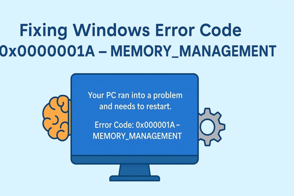 Fixing Windows error code 0x0000001A using Bitlocker