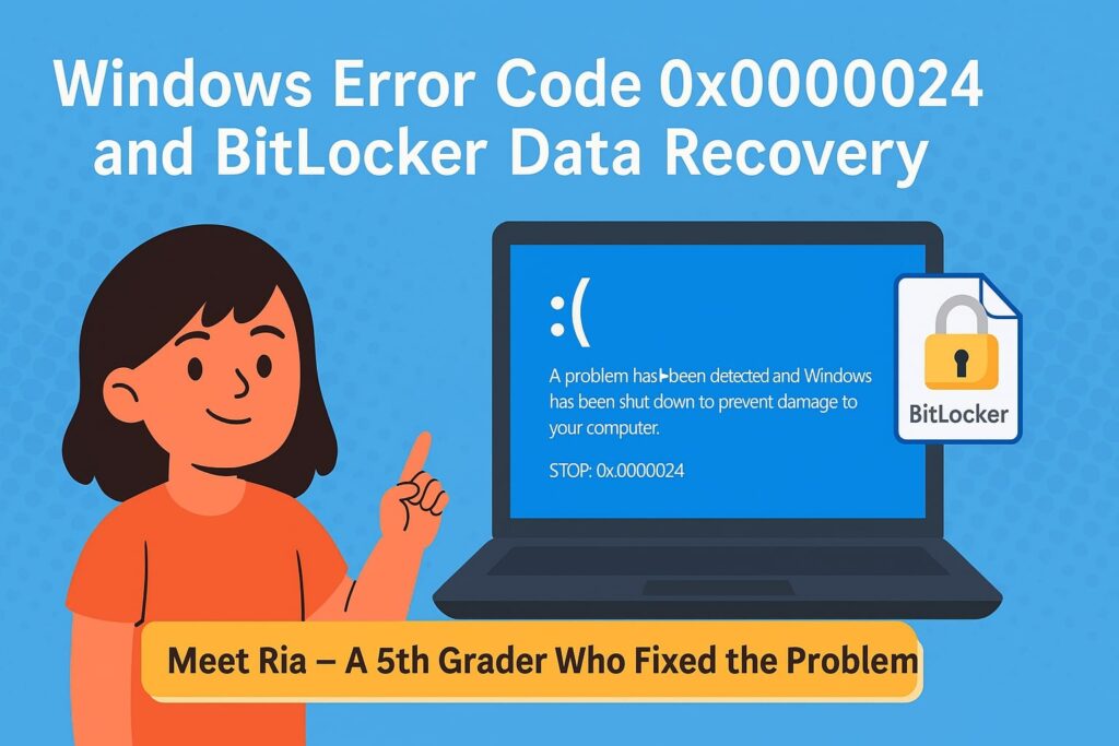 Windows Error Code 0x00000024 and BitLocker Data Recovery