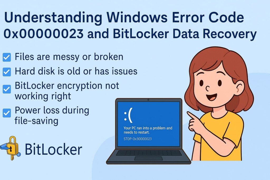 Error Code 0x00000023 Bitlocker Solution